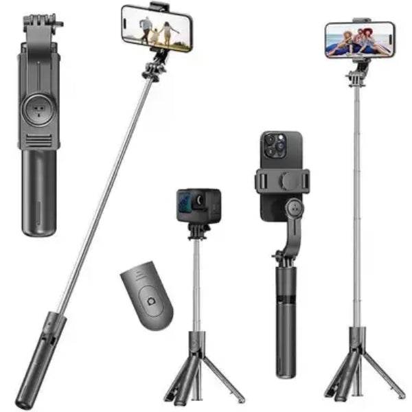 R1S Smart Bluetooth Selfie Stick with Tripod & Remote - Gadget Spark
