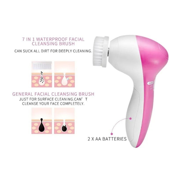 5 in 1 Facial Hair Removal & Skin Care Beauty Tool
